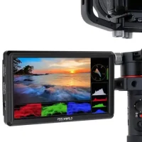 FEELWORLD FW568 V3 6 inch 3D LUT Camera Field Monitor, IPS Full HD, HDMI Input Output, Tilt Arm