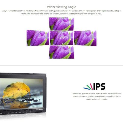 FEELWORLD-FW759-1280x800-7-inch-IPS-Screen-Ultra-thin-HD-Camera-Field-Monitor-6 FEELWORLD-FW759-1280x800-7-inch-IPS-Screen-Ultra-thin-HD-Camera-Field-Monitor-6
