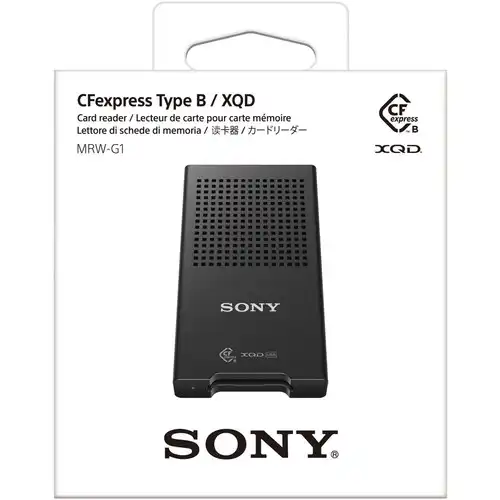 Sony MRW G1 CF Express Type B, XQD Card Reader, USB 3.1 Gen 2 (10 Gbs) 2 Sony MRW G1 CF Express Type B, XQD Card Reader, USB 3.1 Gen 2 (10 Gbs) 2