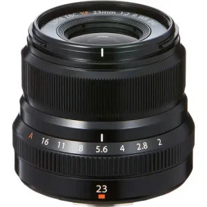 Fujifilm XF 23mm f2 R WR Lens, APS C Format 35mm