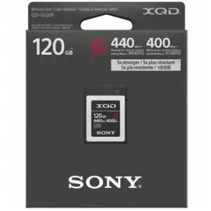 Sony 128GB G Series XQD Memory Card, 440MBs 2
