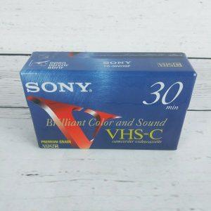 Sony-VHS-C-30-Minutes-Video-Camcorder-Blank-Cassette-Tape-Sealed-New