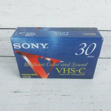 Sony-VHS-C-30-Minutes-Video-Camcorder-Blank-Cassette-Tape-Sealed-New