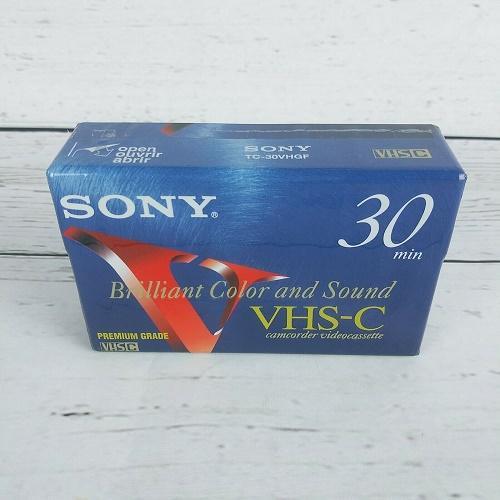 Sony-VHS-C-30-Minutes-Video-Camcorder-Blank-Cassette-Tape-Sealed-New Sony-VHS-C-30-Minutes-Video-Camcorder-Blank-Cassette-Tape-Sealed-New