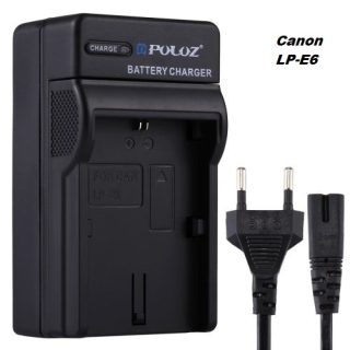 Camera Battery Charger for Canon LP-E6, LPE6, EOS 60D, 70D, 7D, 6D, 5D, Mark II, Mark III