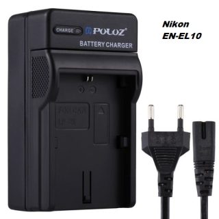 Camera Battery Charger for Nikon EN-EL10, Olympus LI-40B, FUJI FNP-45, Kodak K7006, CASIO CNP80