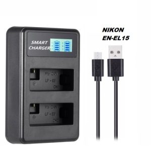 Camera-Battery-Charger-for-Nikon-ENEL15-EN-EL15-D500-D600-D610-D800-D7000-Z6-Z7-1-V1