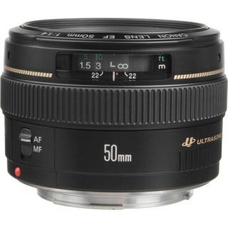 Canon EF 50mm f1.4 USM Full Frame Prime Lens