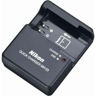 Original Nikon Camera Battery Charger EN-EL9a, EN-EL9, MH-23, Nikon D40, D40X, D60, D3000, D5000 - Used