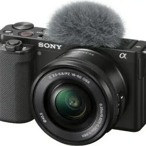 Sony ZV E10 Mirrorless Vlog Camera + 16 50mm F3.5 5.6 OSS Lens