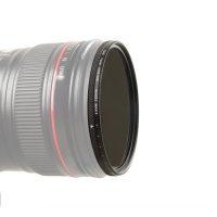 67mm ND Fader Neutral Density Adjustable Variable Filter ND 2 to ND 400 Filter - Cuely