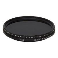 58mm ND Fader Neutral Density Adjustable Variable Filter ND 2 to ND 400 Filter(Black)