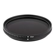 52mm ND Fader Neutral Density Adjustable Variable Filter ND 2 to ND 400 Filter(Black)