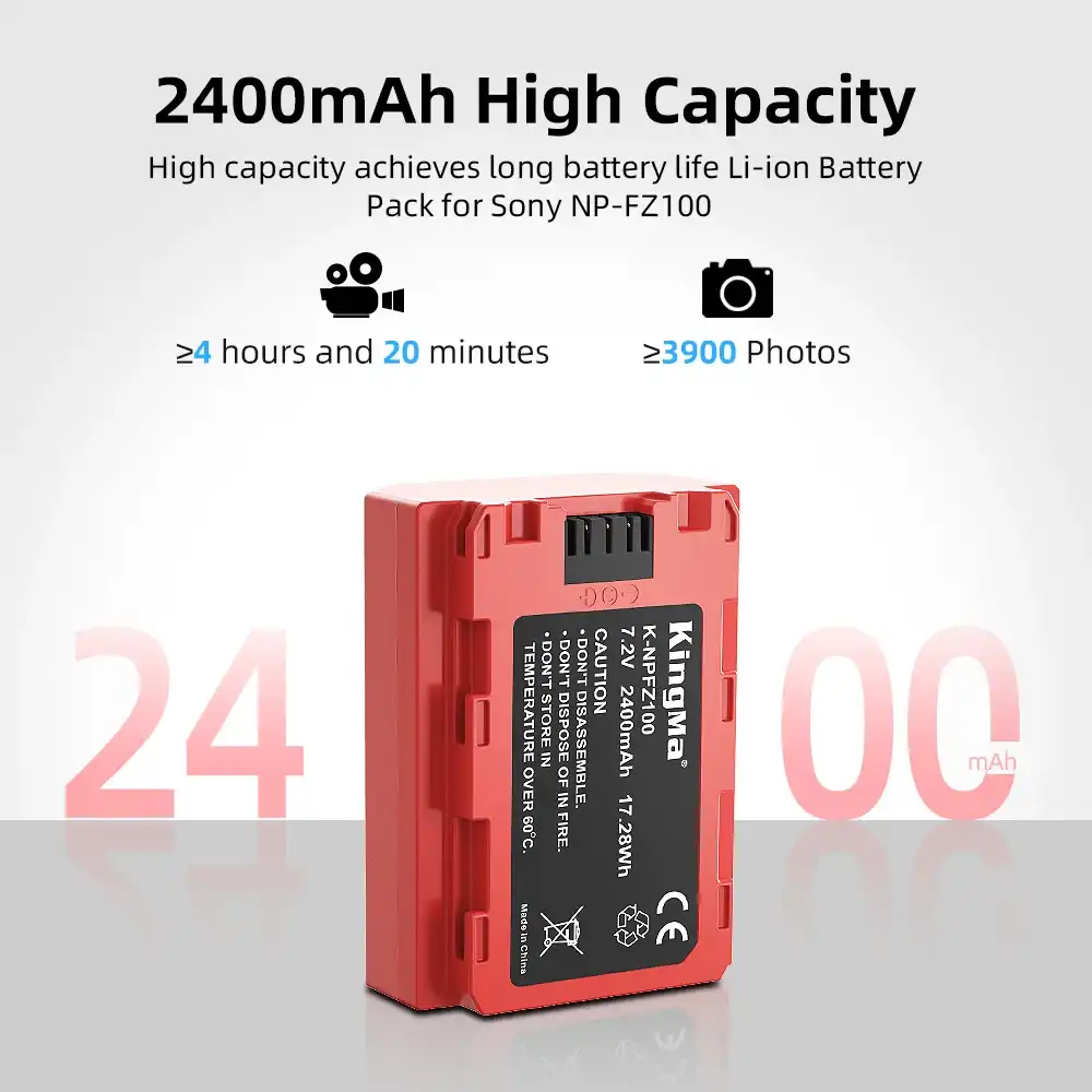 KingMa-NP-FZ100-Camera-Battery-For-Sony-a9-II-a9-III-a7R-IV-a7R-III-a7-III-A7s-III-a6600-2400-5 KingMa-NP-FZ100-Camera-Battery-For-Sony-a9-II-a9-III-a7R-IV-a7R-III-a7-III-A7s-III-a6600-2400-5