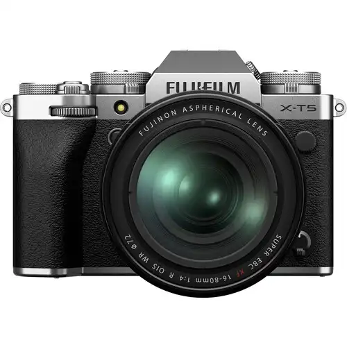 Fujifilm X T5 Mirrorless Camera Kit – XF 16 80mm F4 R OIS WR Lens Black, Silver 16 Fujifilm X T5 Mirrorless Camera Kit – XF 16 80mm F4 R OIS WR Lens Black, Silver 16