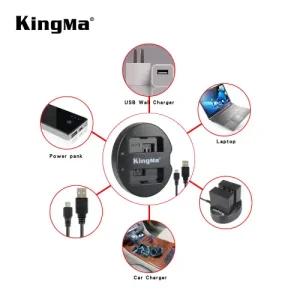 Camera Battery Charger for Canon LP E5, LPE5, EOS 450D, 500D, 1000D, EOS Rebel T1i, XSi, XS 2 6