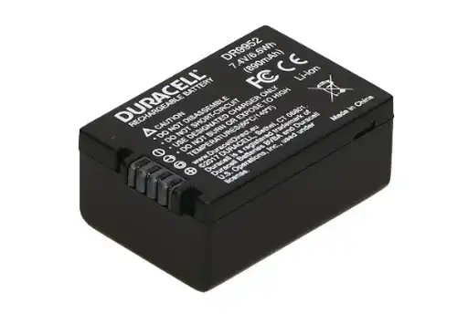 Duracell Digital Camera Battery For Panasonic DMW BMB9E, 7.4V, 890 mAh 2 Duracell Digital Camera Battery For Panasonic DMW BMB9E, 7.4V, 890 mAh 2