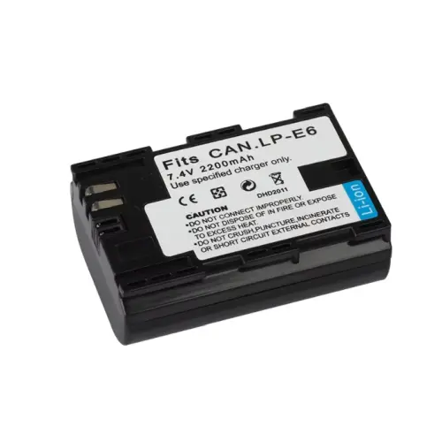 LP E6 Battery For Canon 5D Mark IV, 6D, 7D, 90D DSLR Camera