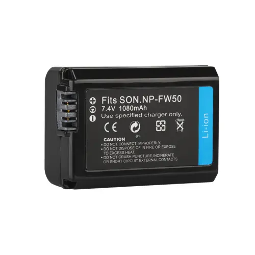 NP FW50 Battery For Sony A7, A7R, A7S, A3000, A5000, A6000, A6300, A6500 Camera 2
