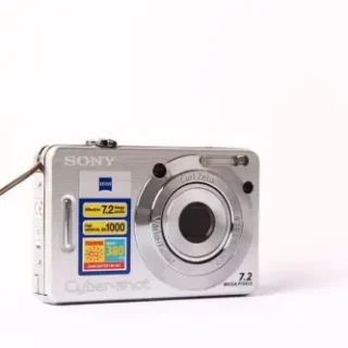 Sony Cybershot DSC W55 7.2 Mpx Compact Camera Used 3