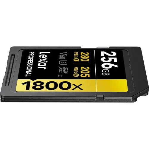 Lexar Professional 1800x SDXC 256GB Class 10 U3 V60 UHS II 2