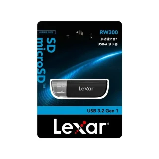 Lexar SD, MicroSD Card Reader USB 3.2 Gen1 High Speed 2 in 1 Memory Card Adapter 1