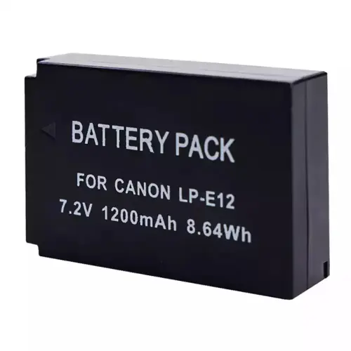 LP E12 Digital Camera Battery For Canon EOS M, M2, M10, M50, M100, M200,100D, Powershot SX70 HS